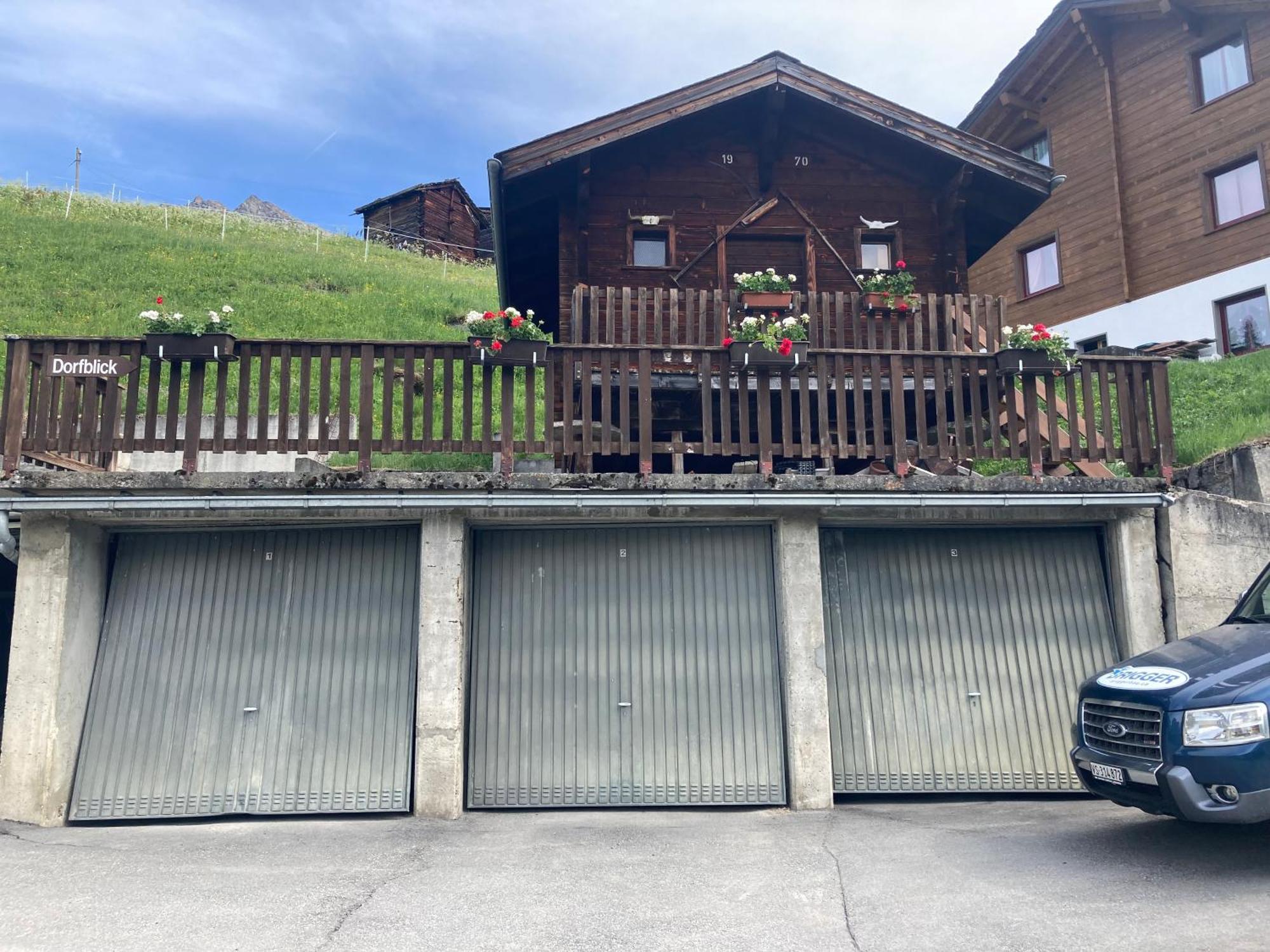 Haus Dorfblick Lägenhet Grächen Exteriör bild