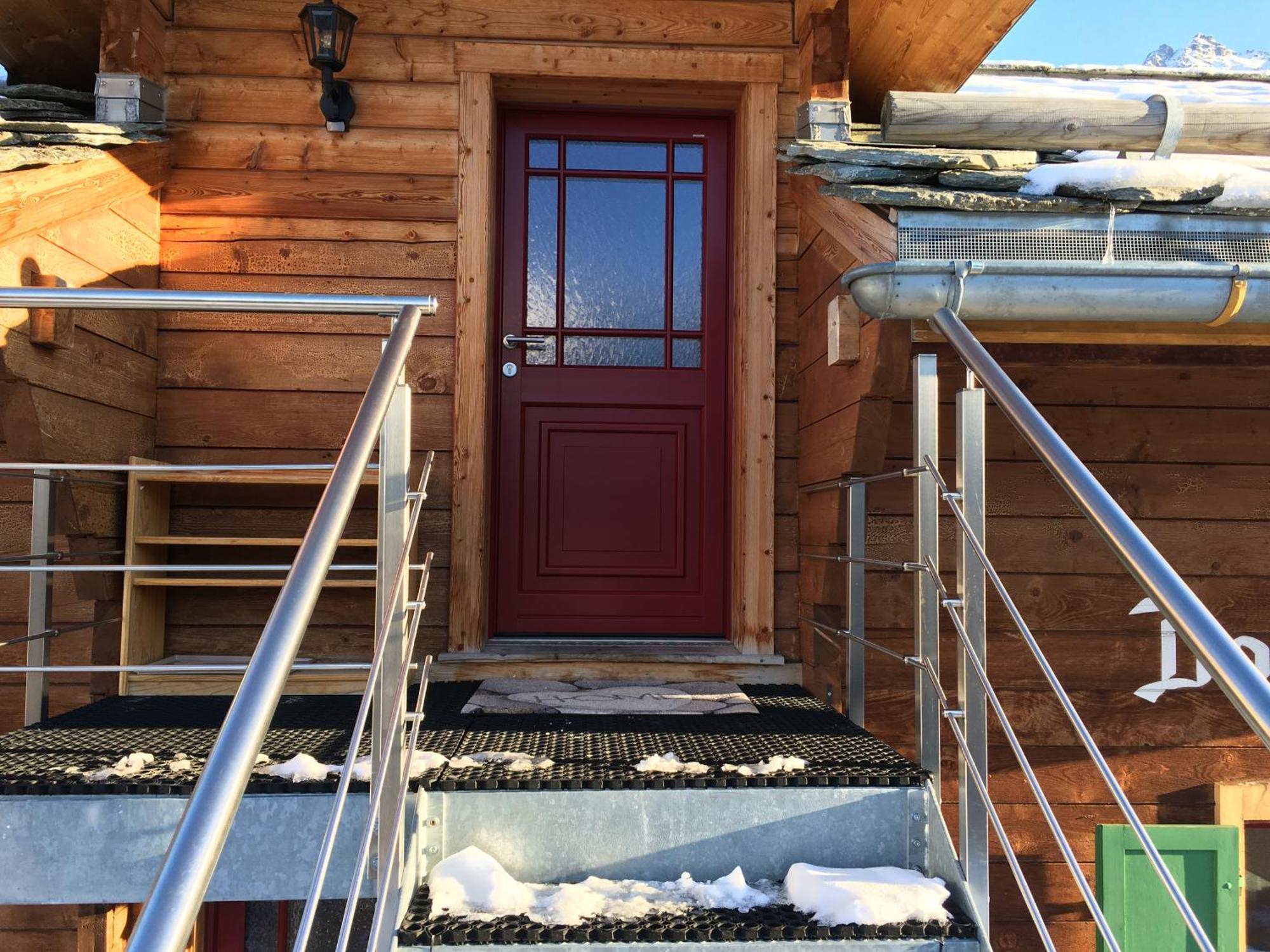 Haus Dorfblick Lägenhet Grächen Exteriör bild