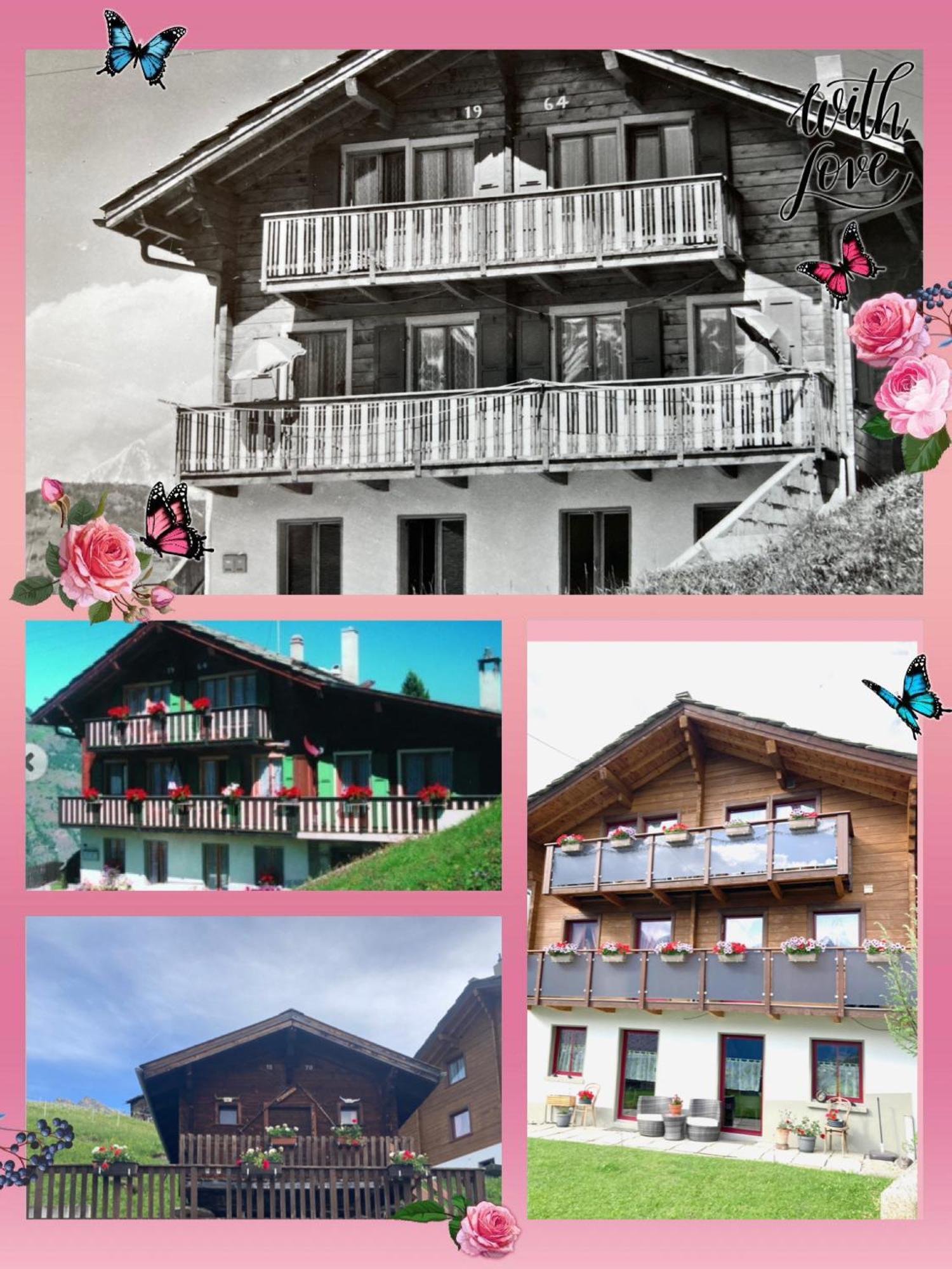 Haus Dorfblick Lägenhet Grächen Exteriör bild